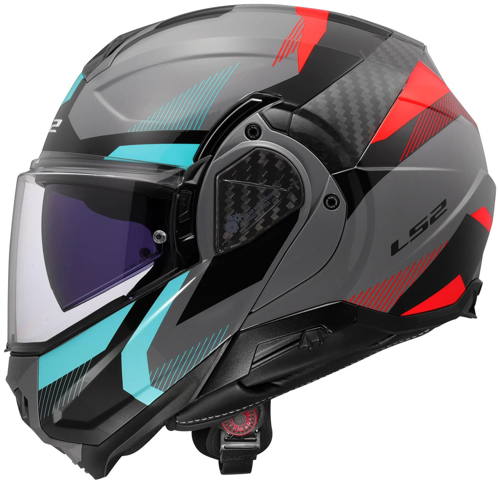 Ls2 klapphelm ff910 advant ii triple helmet ff910 advant ii triple m gr blue red
