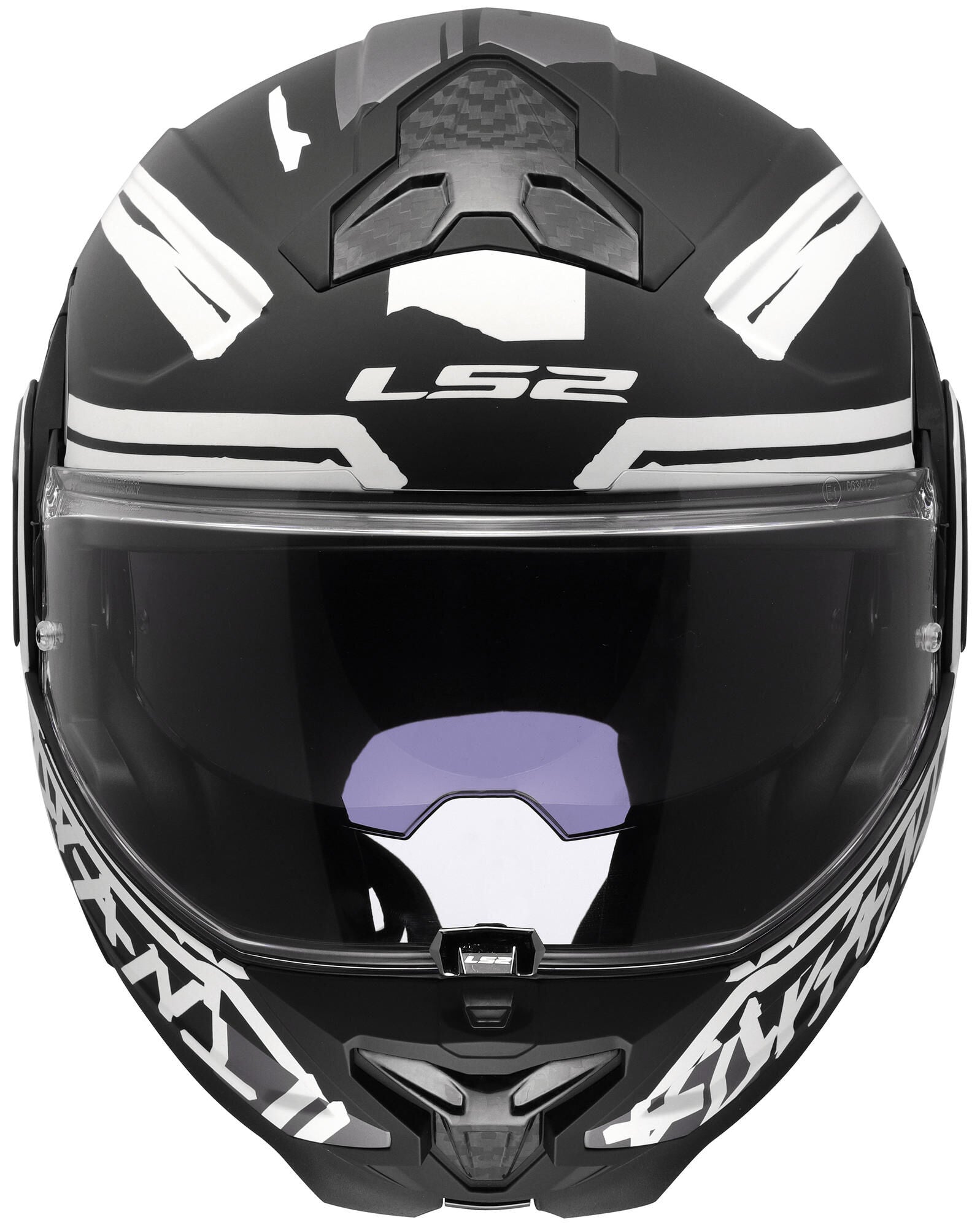 Ls2 opklaphelm ff910 advant ii tape . helmet ff910 advant ii tape m matt bl white