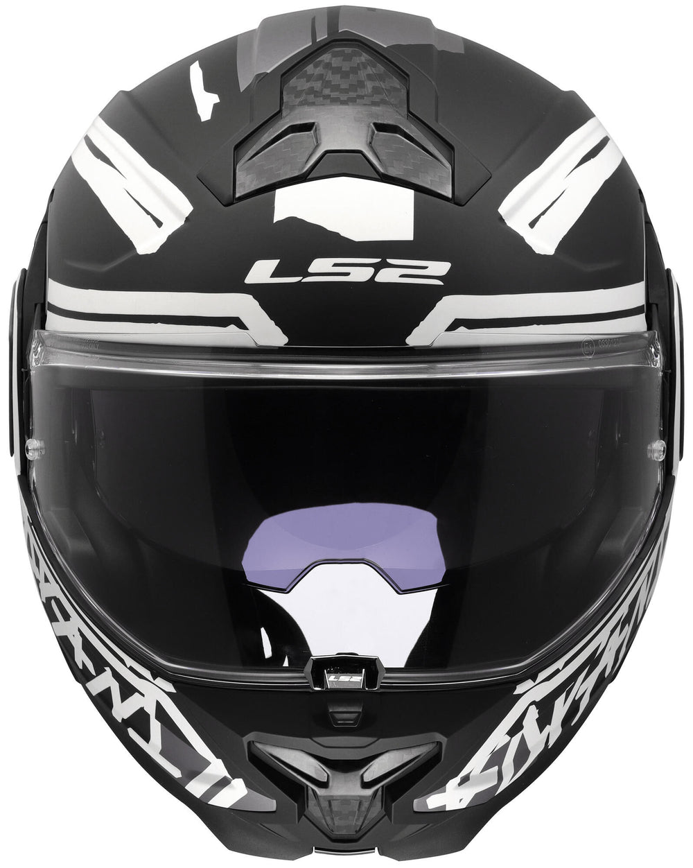 Ls2 opklaphelm ff910 advant ii tape helmet ff910 advant ii tape l matt bl white