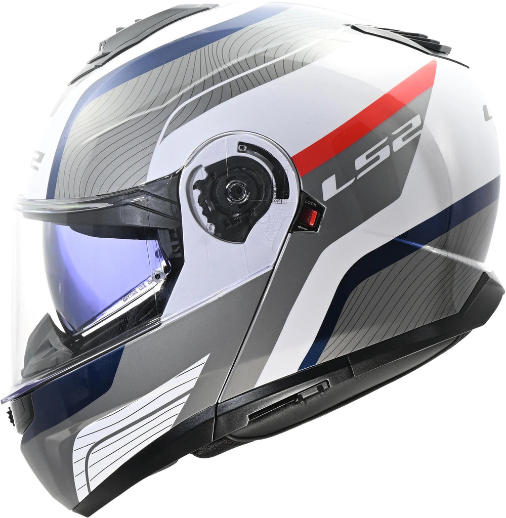 Ls2 klapphelm ff908 strobe ii monza helmet strobe ii ff90 monza white blue red l