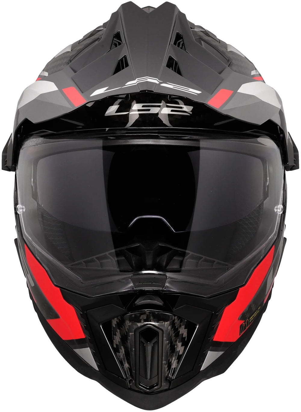 Ls2 endurohelm mx701 explorer carbon frontier ii helmet explorer carbo frontier ii red gr. m