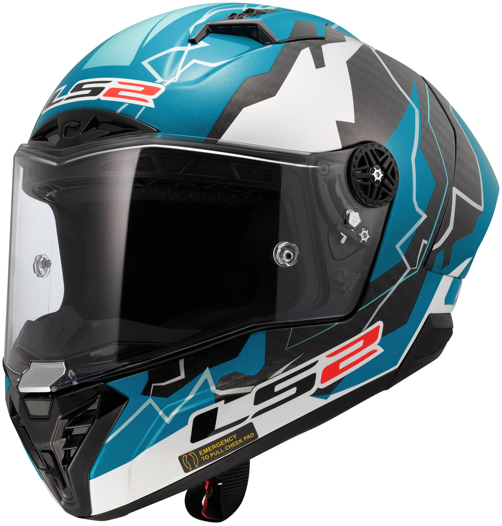 Ls2 integraalhelm ff805 thunder carbon gp aero replica huertas helmet ff805 thunder gp aero replica huertas m