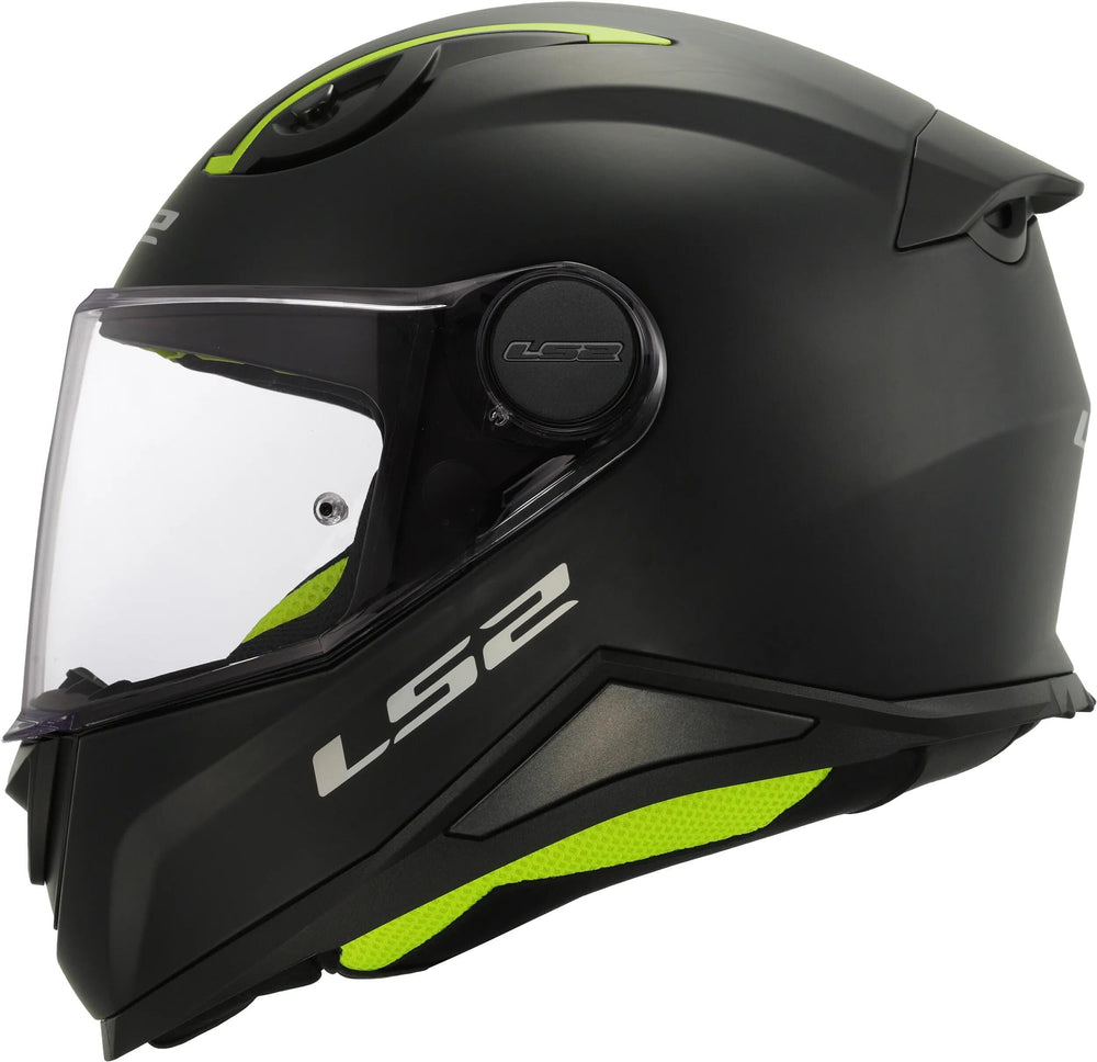 Ls2 kinder-integralhelm ff812 kid solid helmet kid ff812 soli black matt gr. l