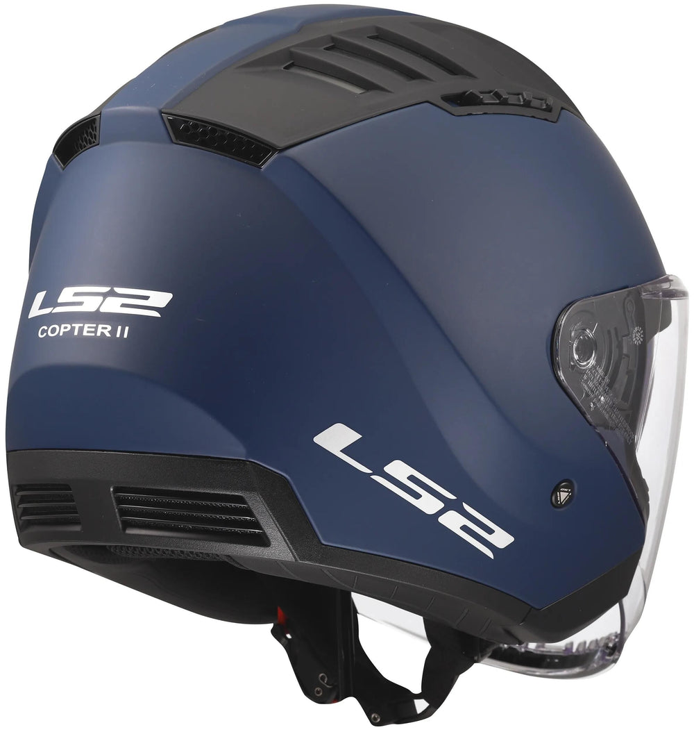 Ls2 jethelm of600 copter ii solid helmet of600 copter i navy blue matt gr. l