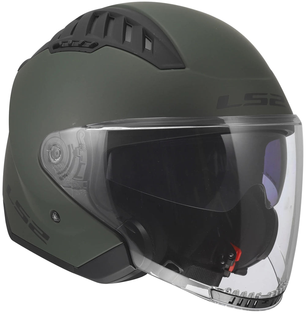 Ls2 jethelm of600 copter ii solid helmet of600 copter i military green gr. xl