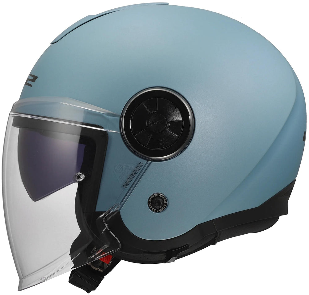 Ls2 jethelm of620 classy solid helmet of620 classy solid light blue matt l