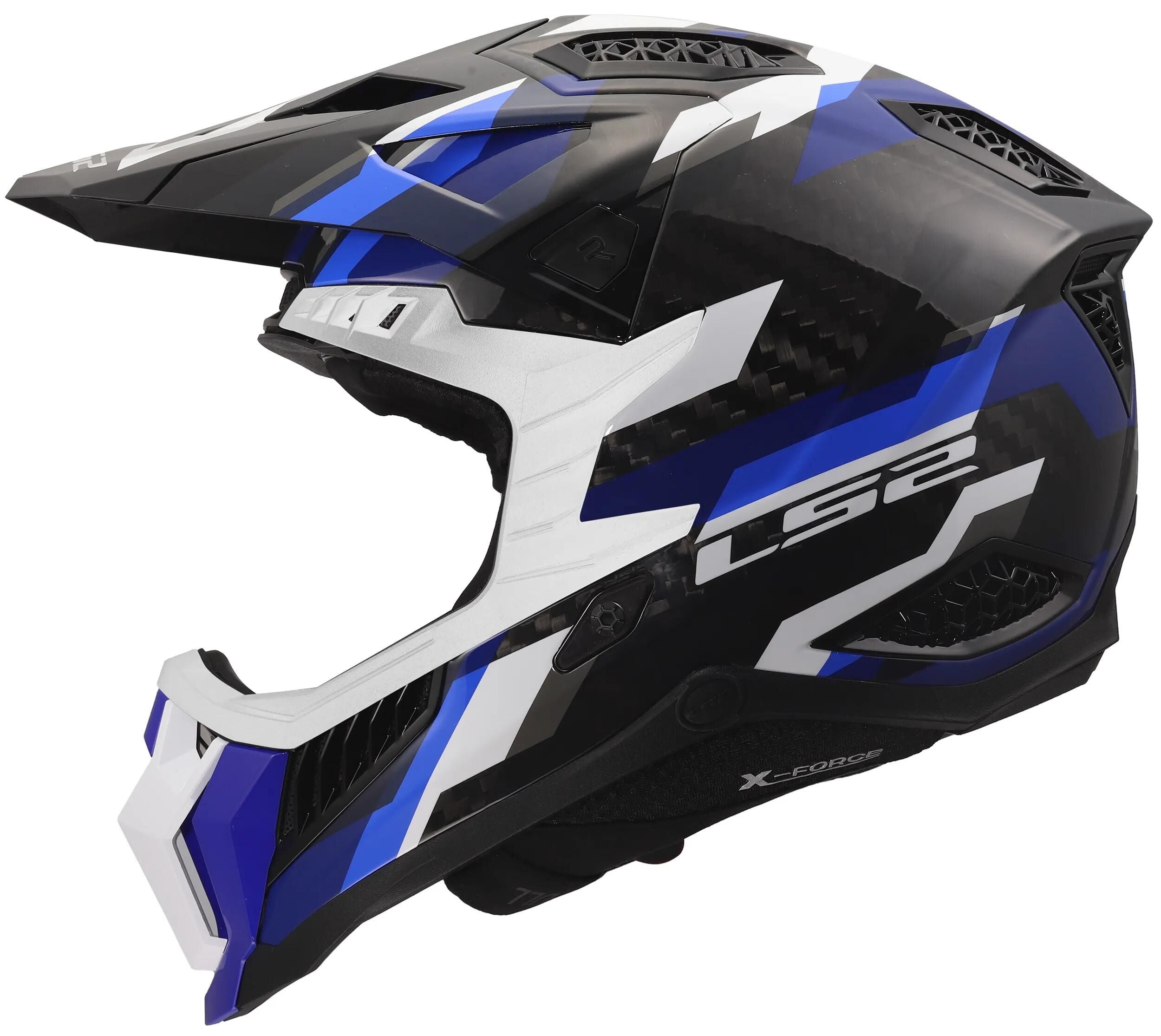 Ls2 crosshelm mx703 x-force phantom helmet mx703 x-force phantom blue white l