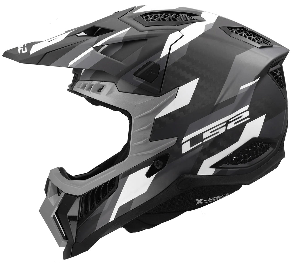 Ls2 crosshelm mx703 x-force phantom helmet mx703 x-force phantom matt gr. sw l