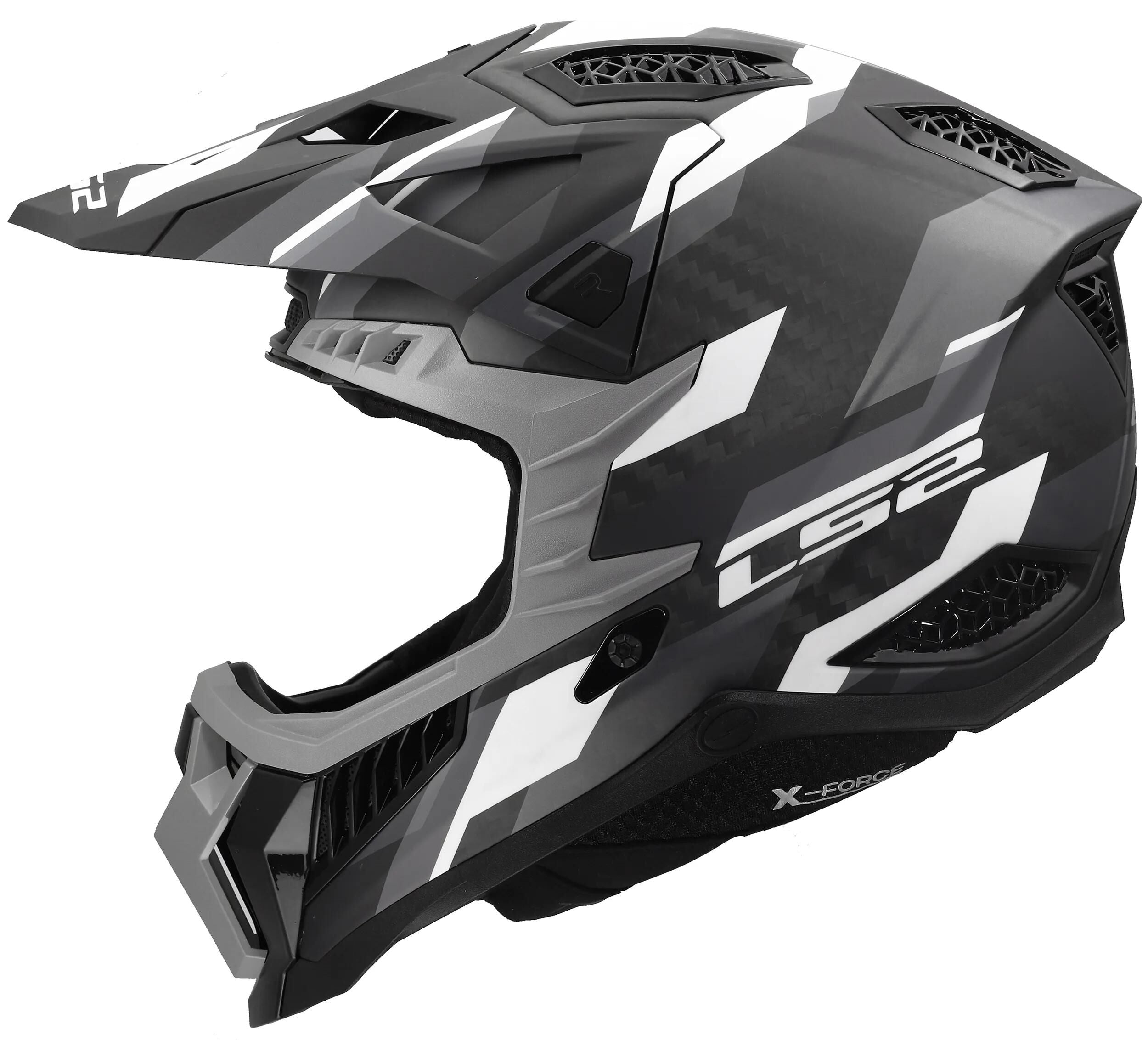 Ls2 crosshelm mx703 x-force phantom helmet mx703 x-force phantom matt gr. sw l