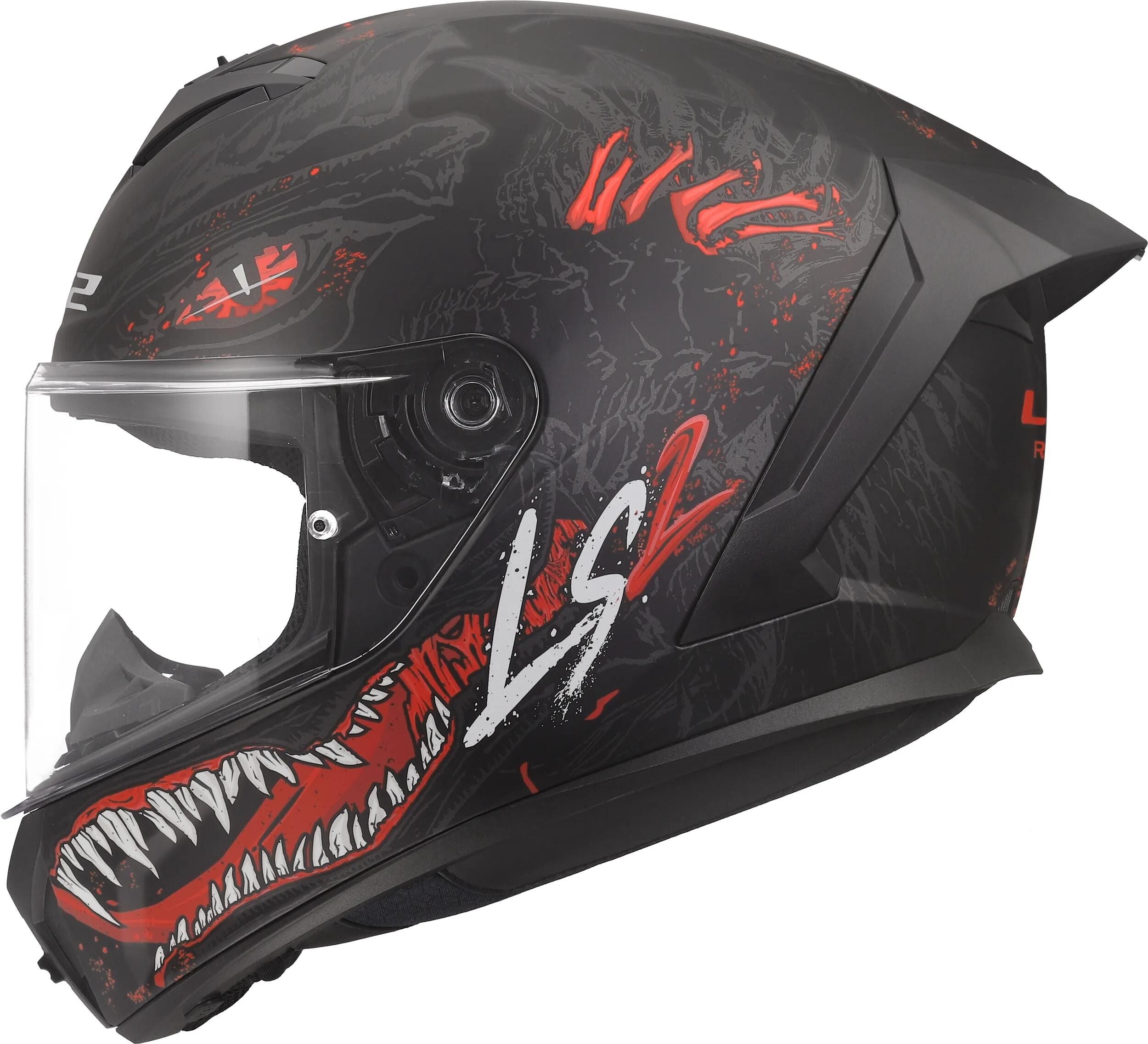 Ls2 integraalhelm ff820 rapid iii kaiju ii helmets ff820 rapid i kaiju ii black red white