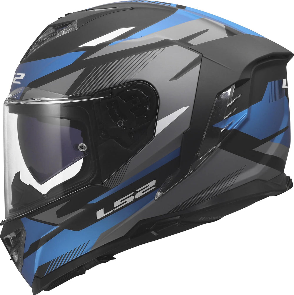 Ls2 integralhelm ff818 storm iii komai helmet ff818 storm ii komai matt black blue xl