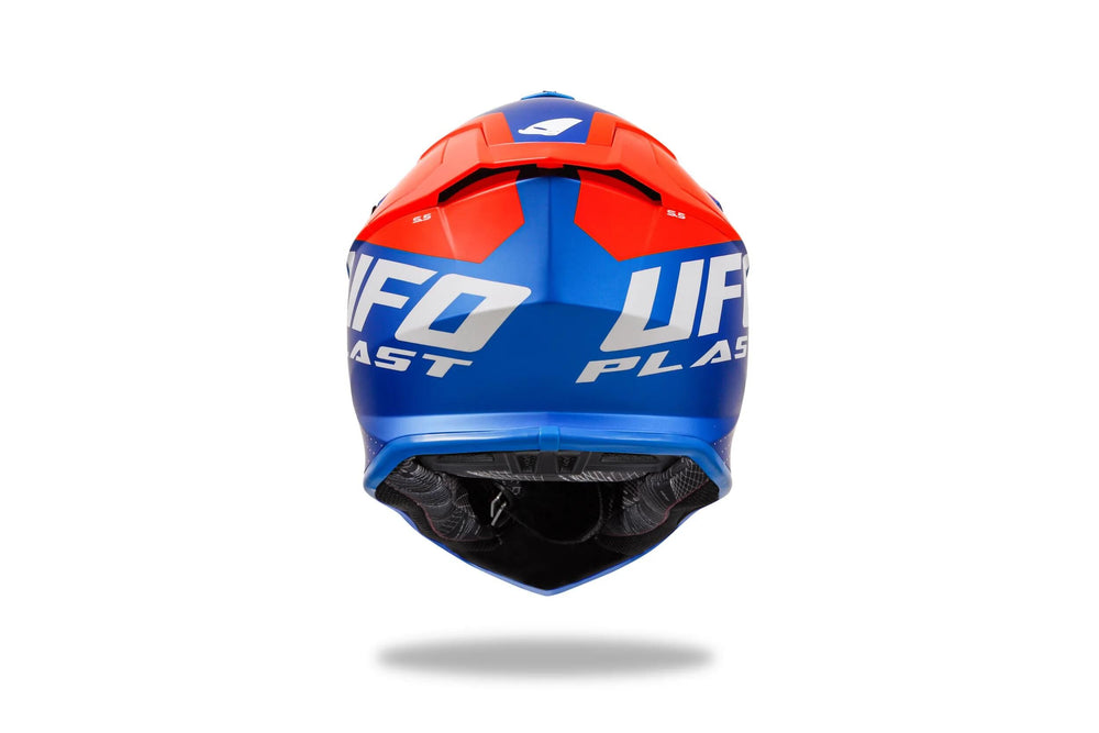 Ufo plast crosshelm intrepid helmet interpid l blue orange
