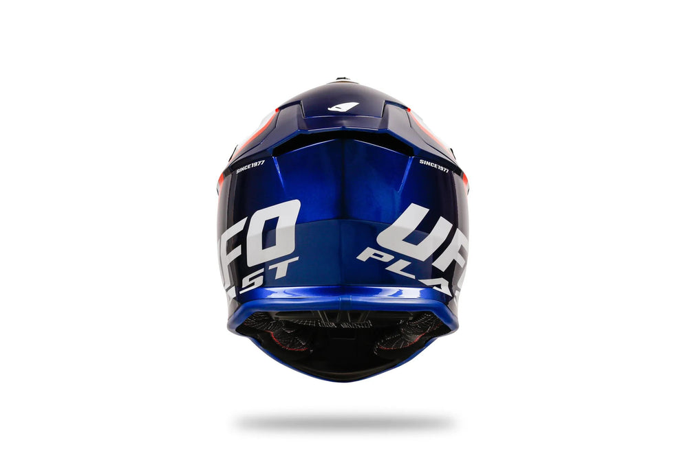 Ufo plast crosshelm intrepid helmet interpid m blue white
