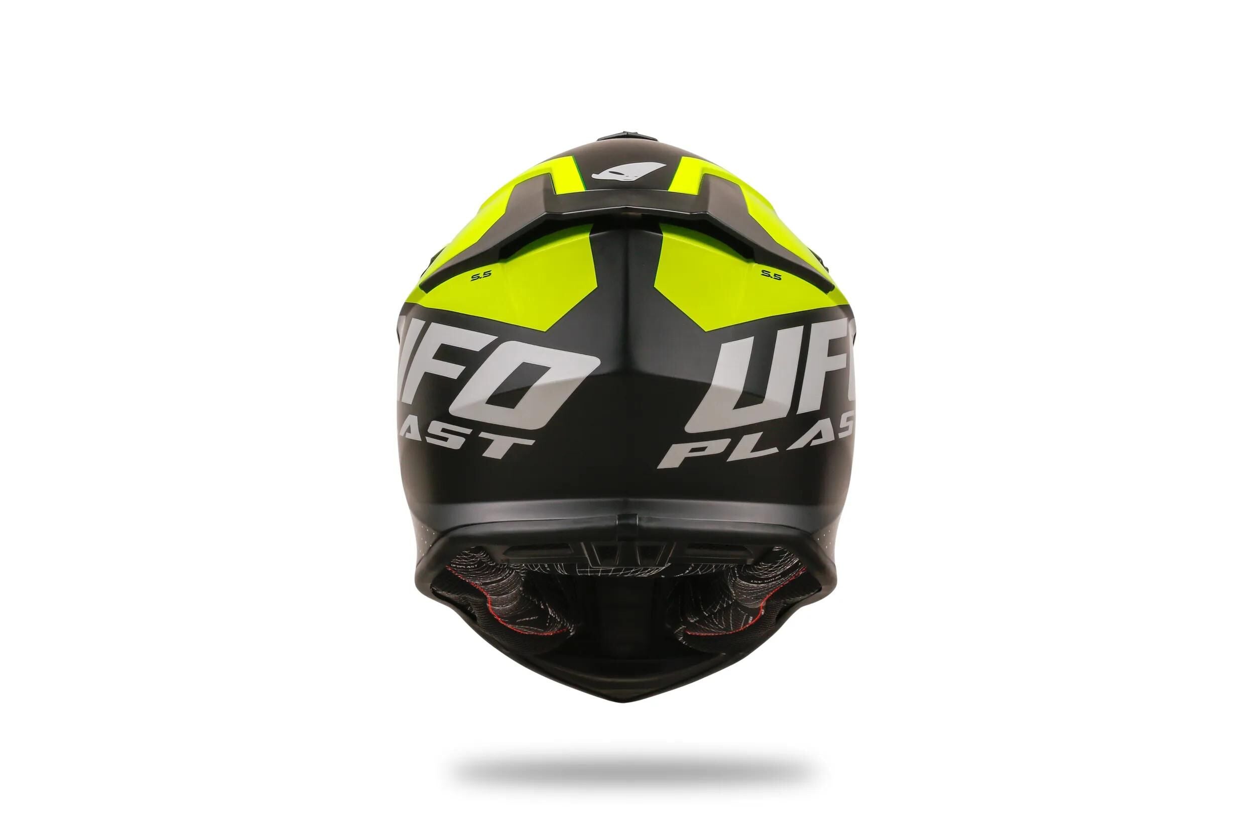 Ufo plast crosshelm intrepid helmet interpid xl black yellow