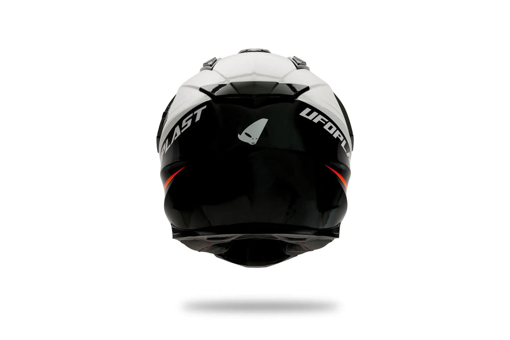 Ufo plast endurohelm aries helmet aries m white black