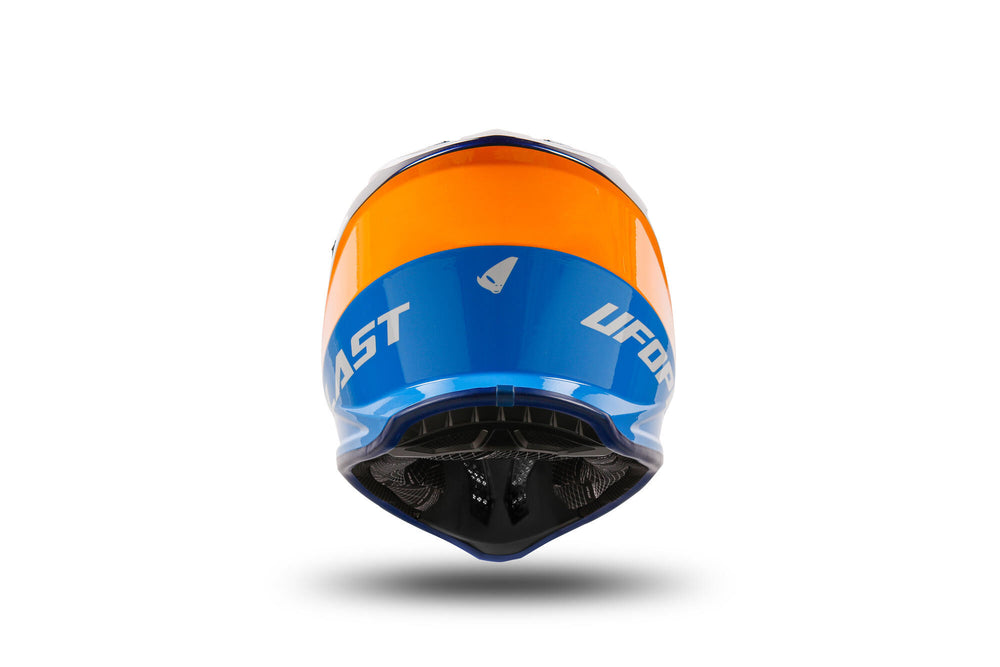 Ufo plast kinder crosshelm korey , uitneembaar helmet ufo plst korey l blue orange