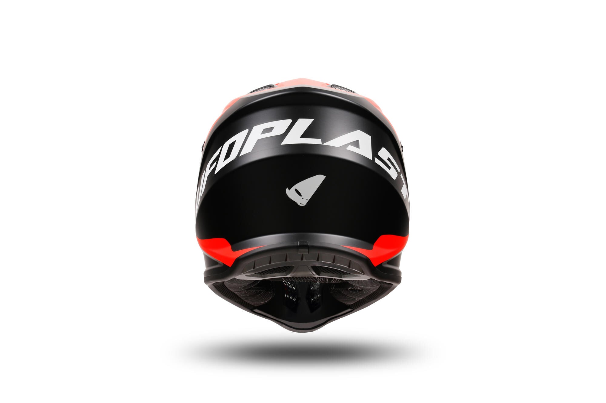 Ufo plast kinder crosshelm korey , uitneembaar helmet ufo plst korey s black red