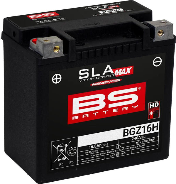 Bs-battery batterie bgz16h btx16h battery bgz16h bs sla-max hd