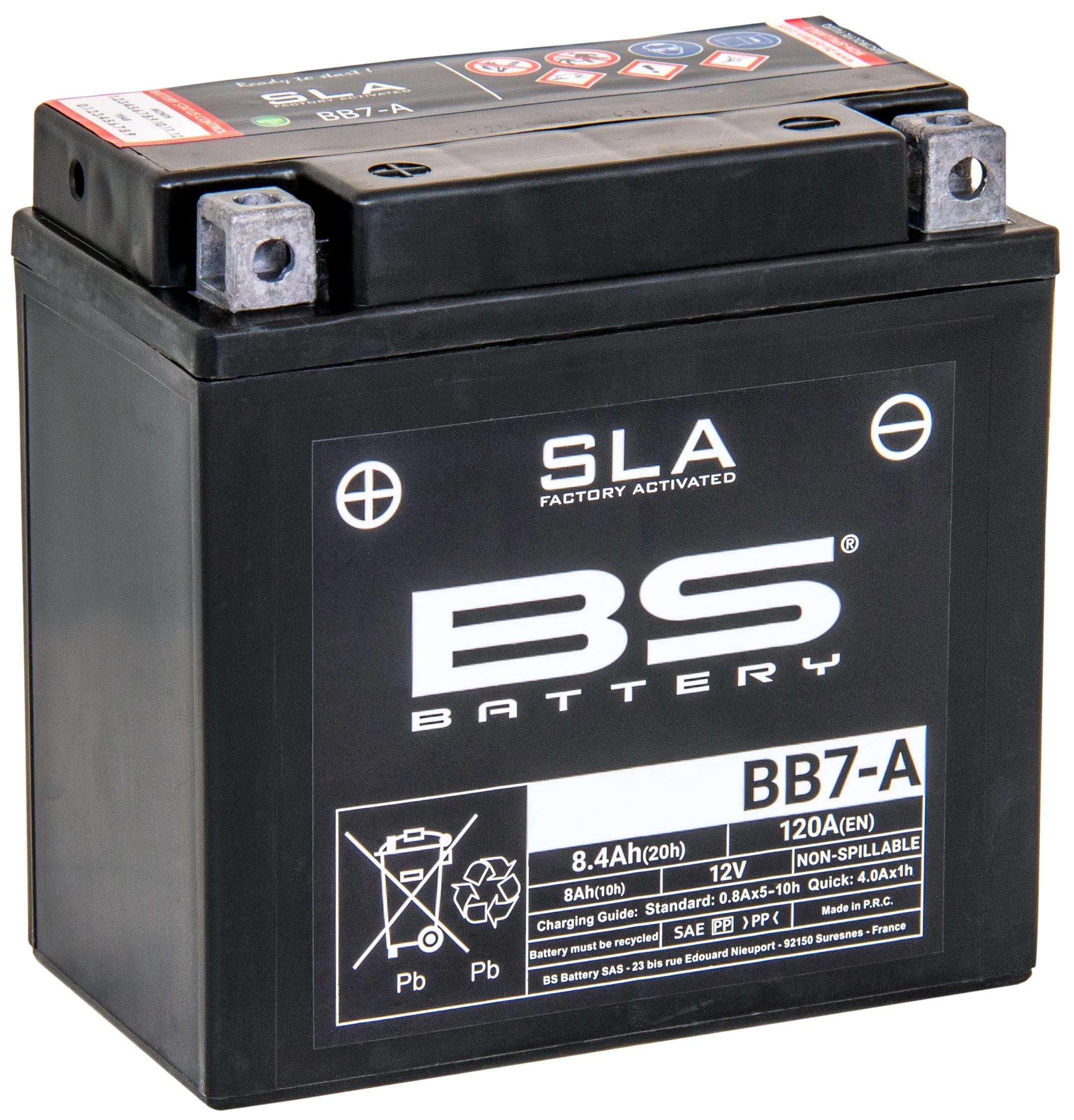 Bs-battery batterie bb7-a battery bb7-a bs sla