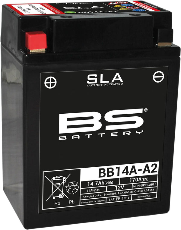 Bs-battery batterij bb14a-a2 battery bb14a-a2 bs sla