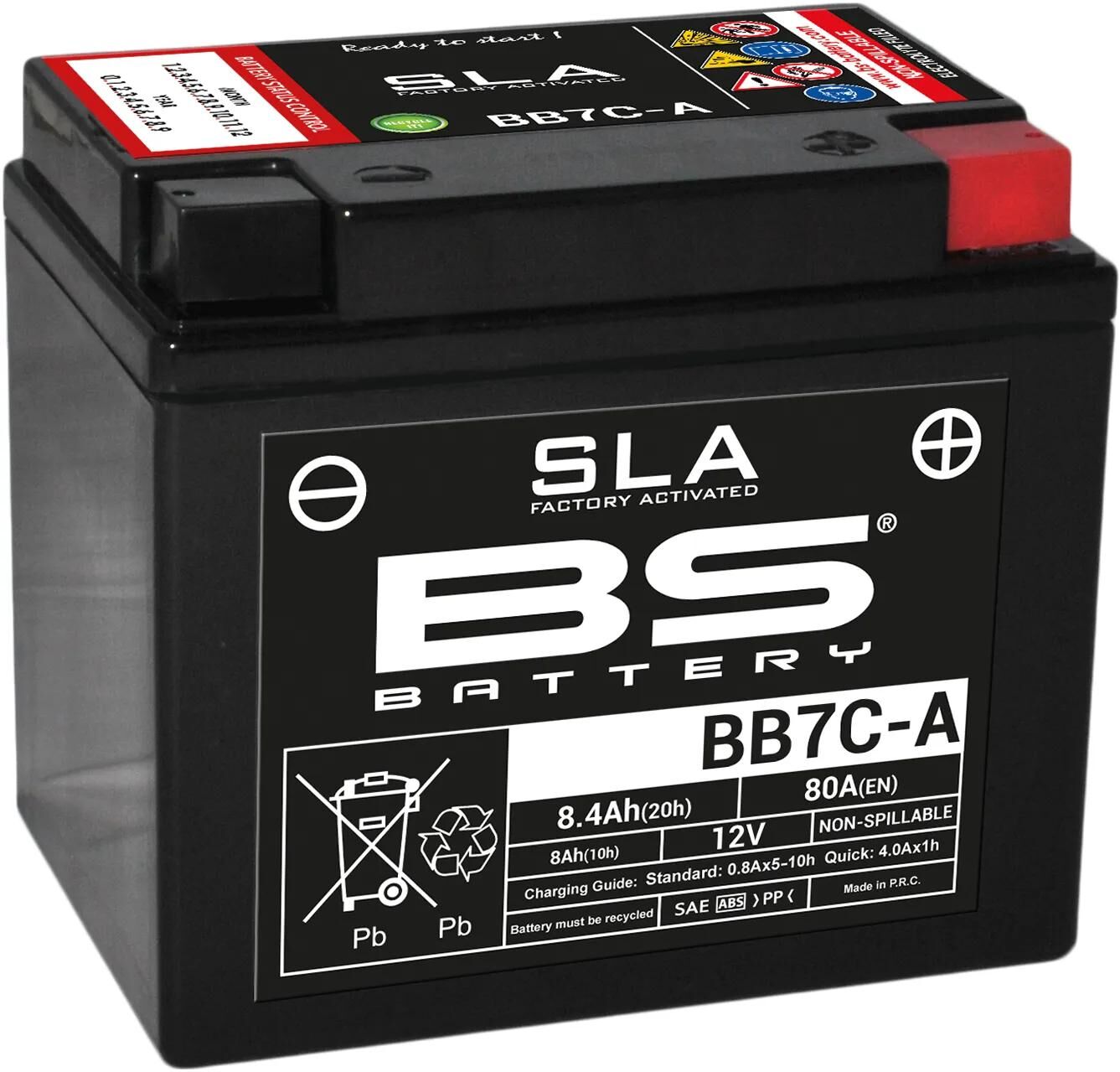 Bs-battery batterie bb7c-a battery bb7c-a bs sla