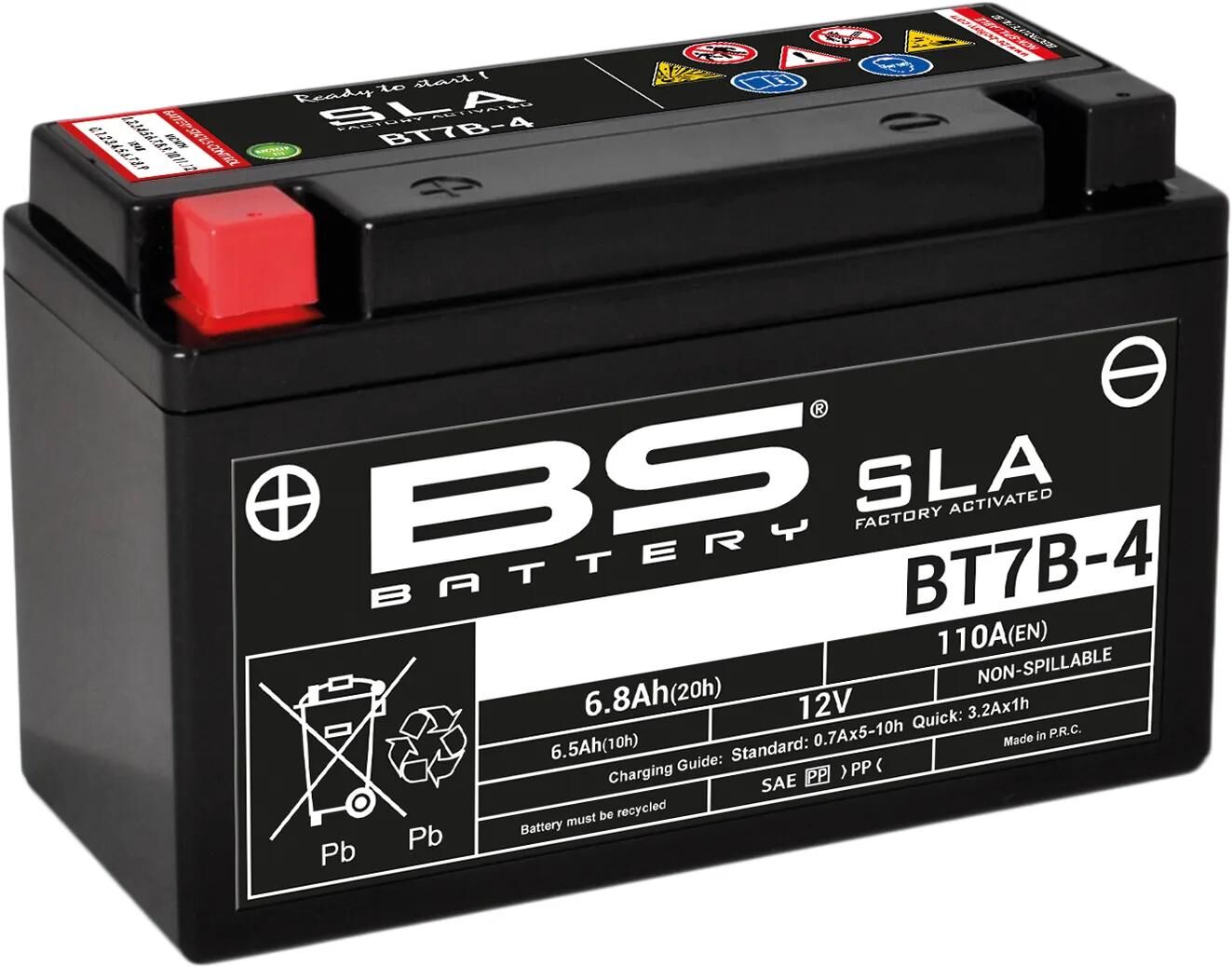 Bs-battery batterie bt7b-4 battery bt7b-4 bs sla