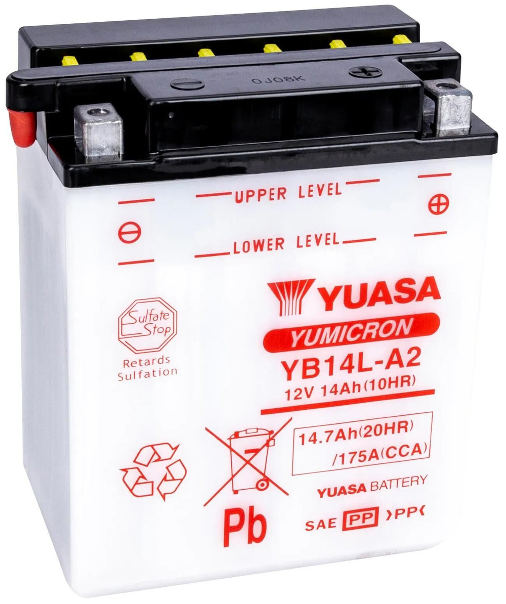 Yuasa batterij yb14l-a2 battery yb14l-a2 standard without sp