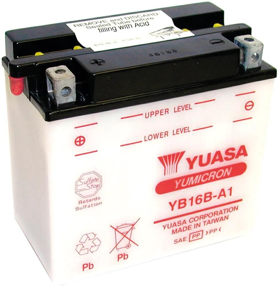 Yuasa batterij yb16b-a1 battery yb16b-a1 standard without sp