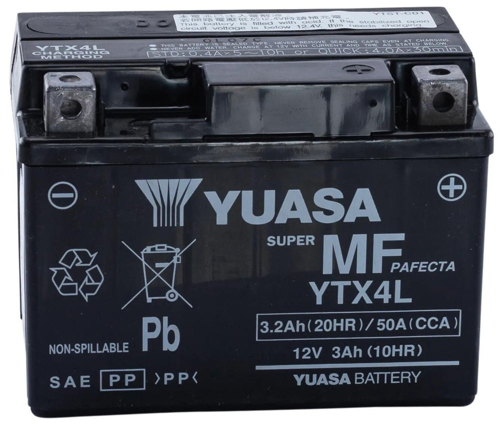 Yuasa batterij ytx4l ytx4l-bs battery ytx4l agm