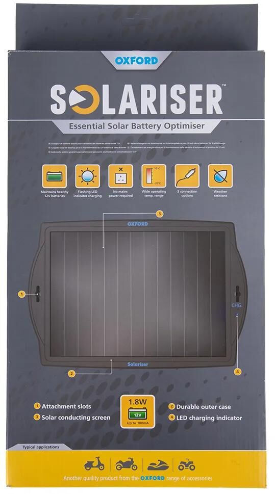 Oxford batterieladegerät solariser battery charger solarizer of949