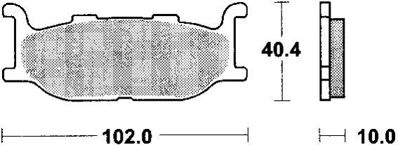 Trw bremsbelag mcb 640 brake pads sinter mcb 640 sv