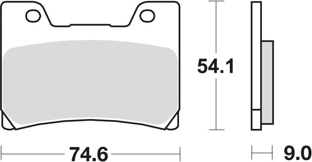 Trw remblokken mcb 622 brake pads sinter mcb 622 sv