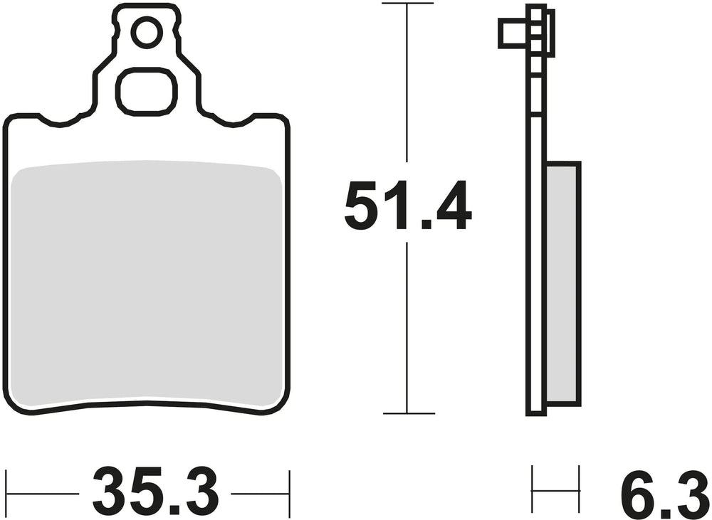 Trw remblokken mcb 552 brake pads organ. mcb 552
