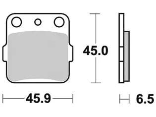 Trw remblokken mcb 554 brake pads sinter mcb 554 si