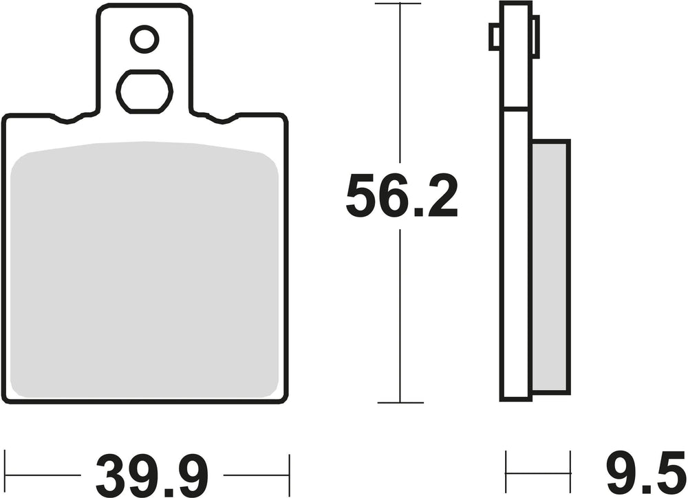 Trw remblokken mcb 623 brake pads organ. mcb 623