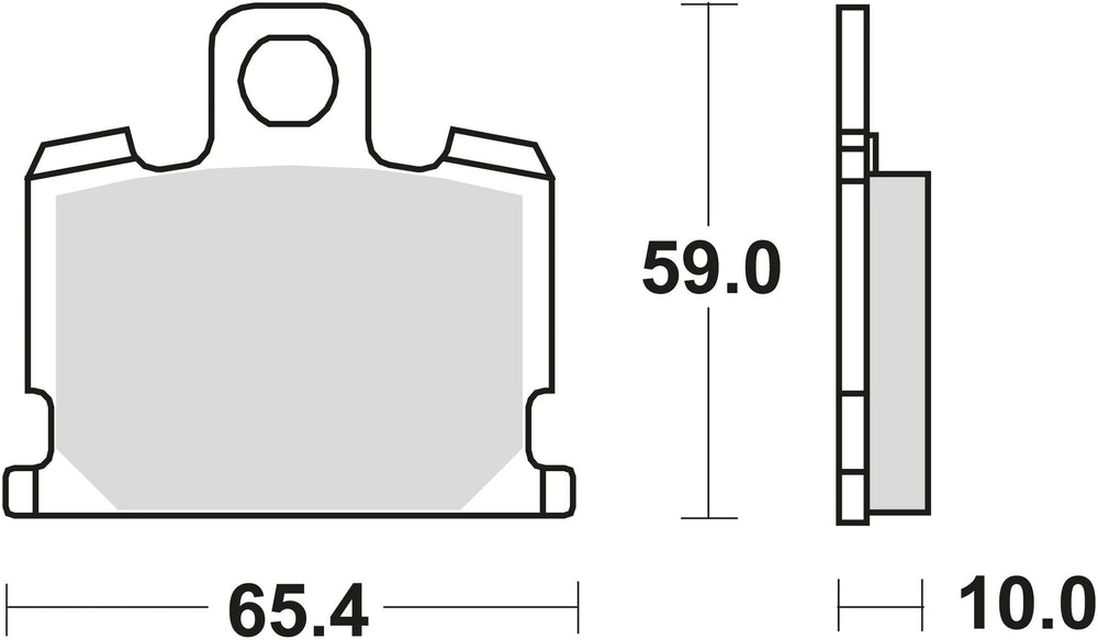Trw bremsbelag mcb 521 brake pads organ. mcb 521