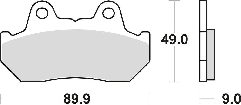 Trw remblokken mcb 544 brake pads organ. mcb 544