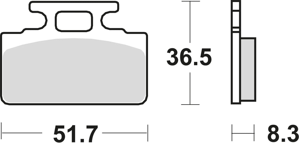 Trw remblokken mcb 589 brake pads organ. mcb 589