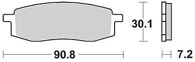 Trw remblokken mcb 549 brake pads organ. mcb 549