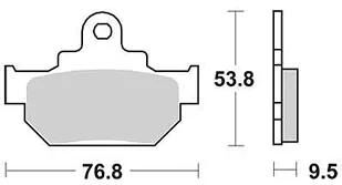 Trw remblokken mcb 551 brake pads organ. mcb 551