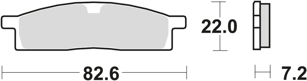 Trw remblokken mcb 558 brake pads sinter mcb 558 si