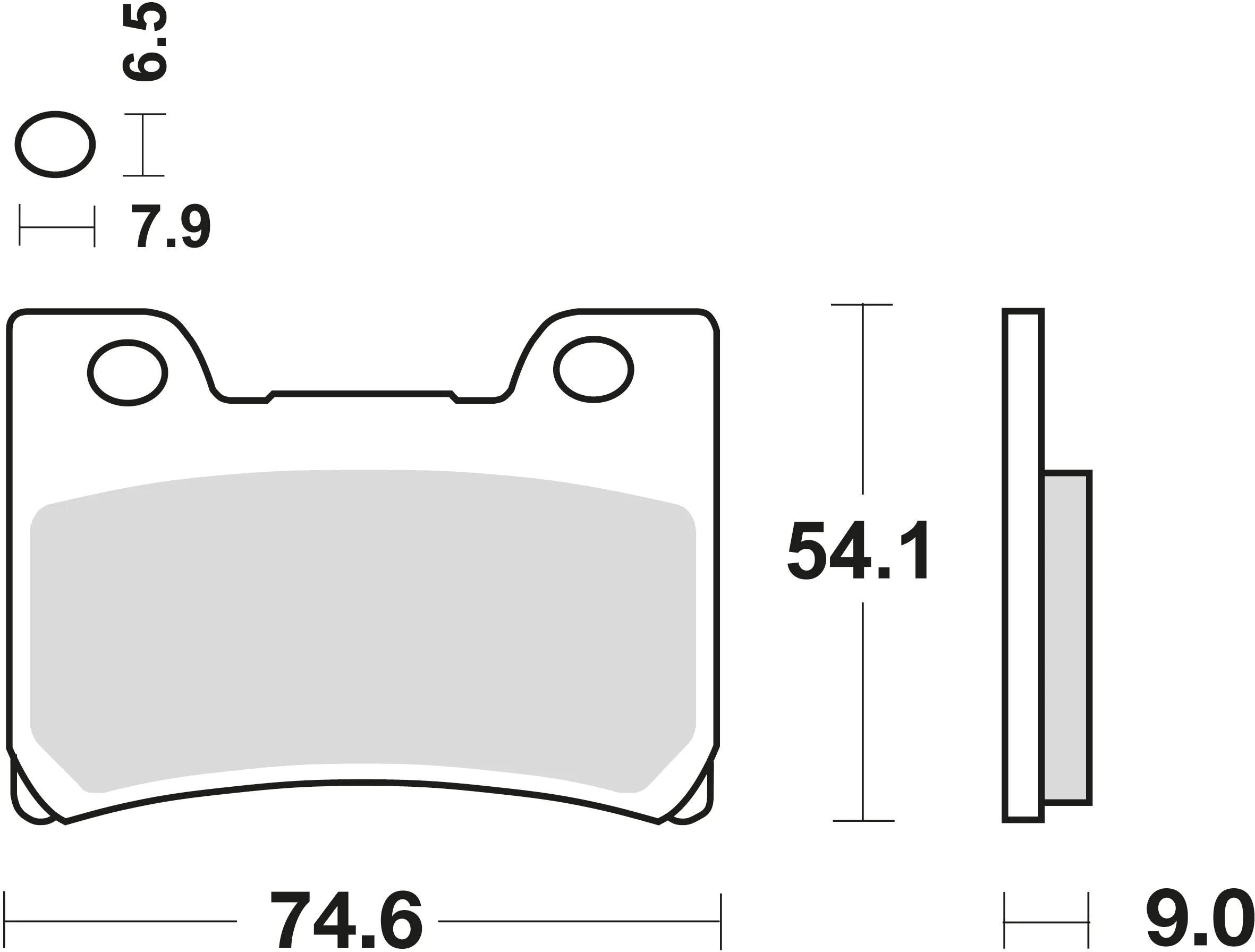Trw bremsbelag mcb 642 brake pads sinter mcb 642 sv