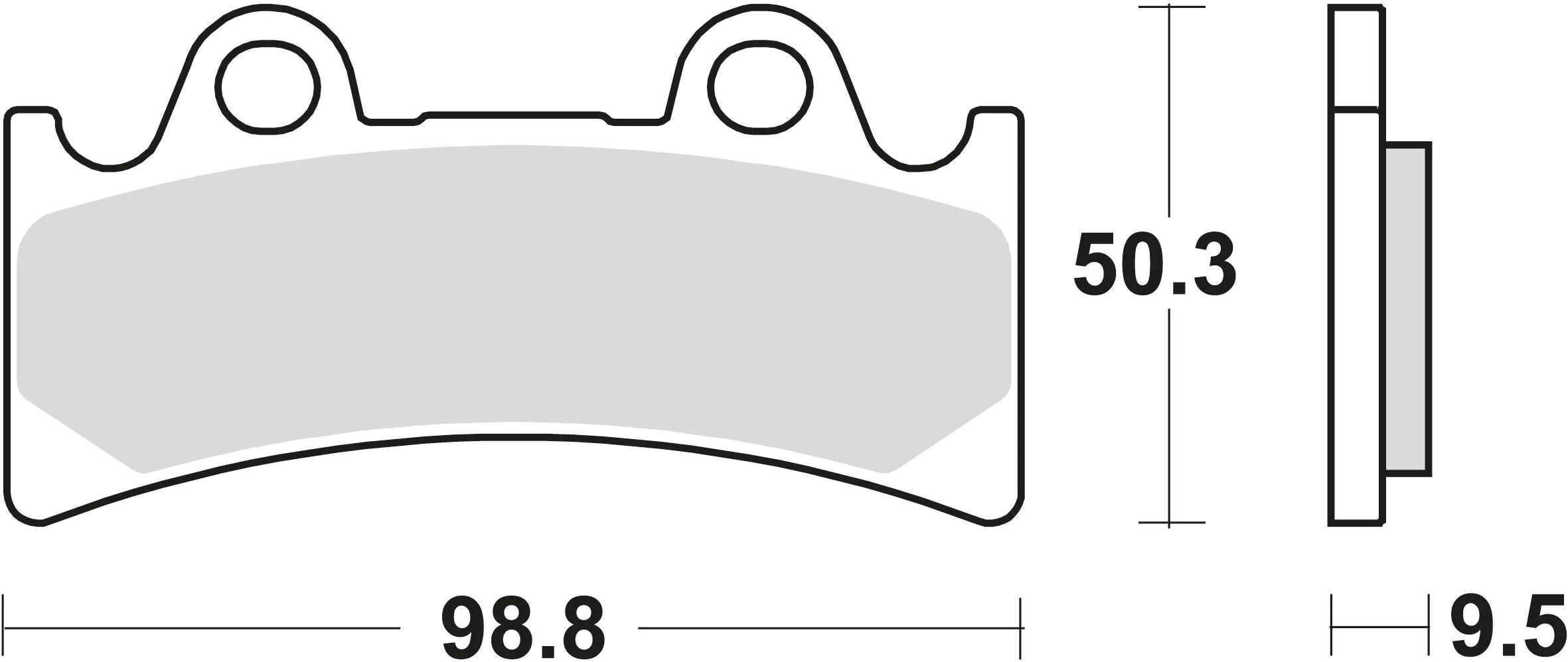 Trw bremsbelag mcb 656 brake pads organ. mcb 656