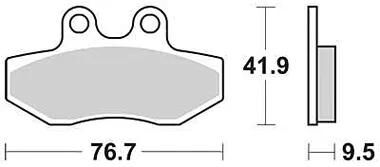 Trw remblokken mcb 774 brake pads organ. mcb 774