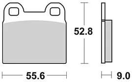 Trw remblokken mcb 95 brake pads organ. mcb 95