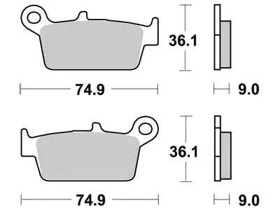 Trw remblokken mcb 665 brake pads organ. mcb665ec