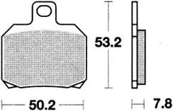 Trw remblokken mcb 700 brake pads sinter mcb700srm