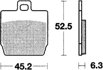 Trw remblokken mcb 701 brake pads organ. mcb701ec