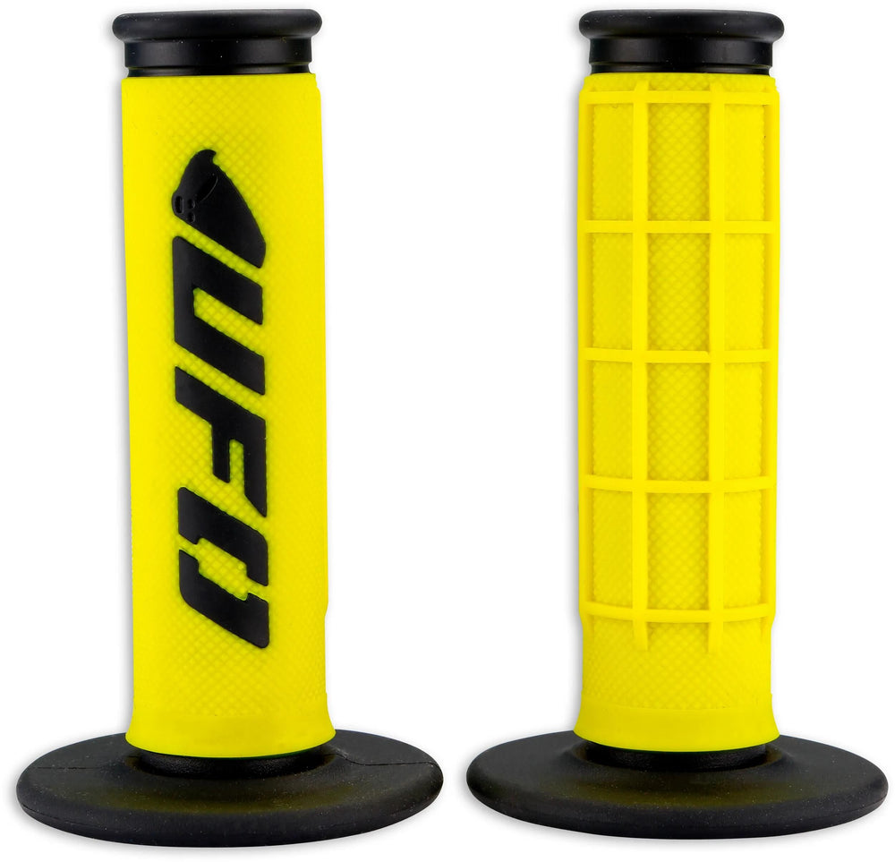 Ufo plast griffgummi challenger rubber grip pair ufo black yellow