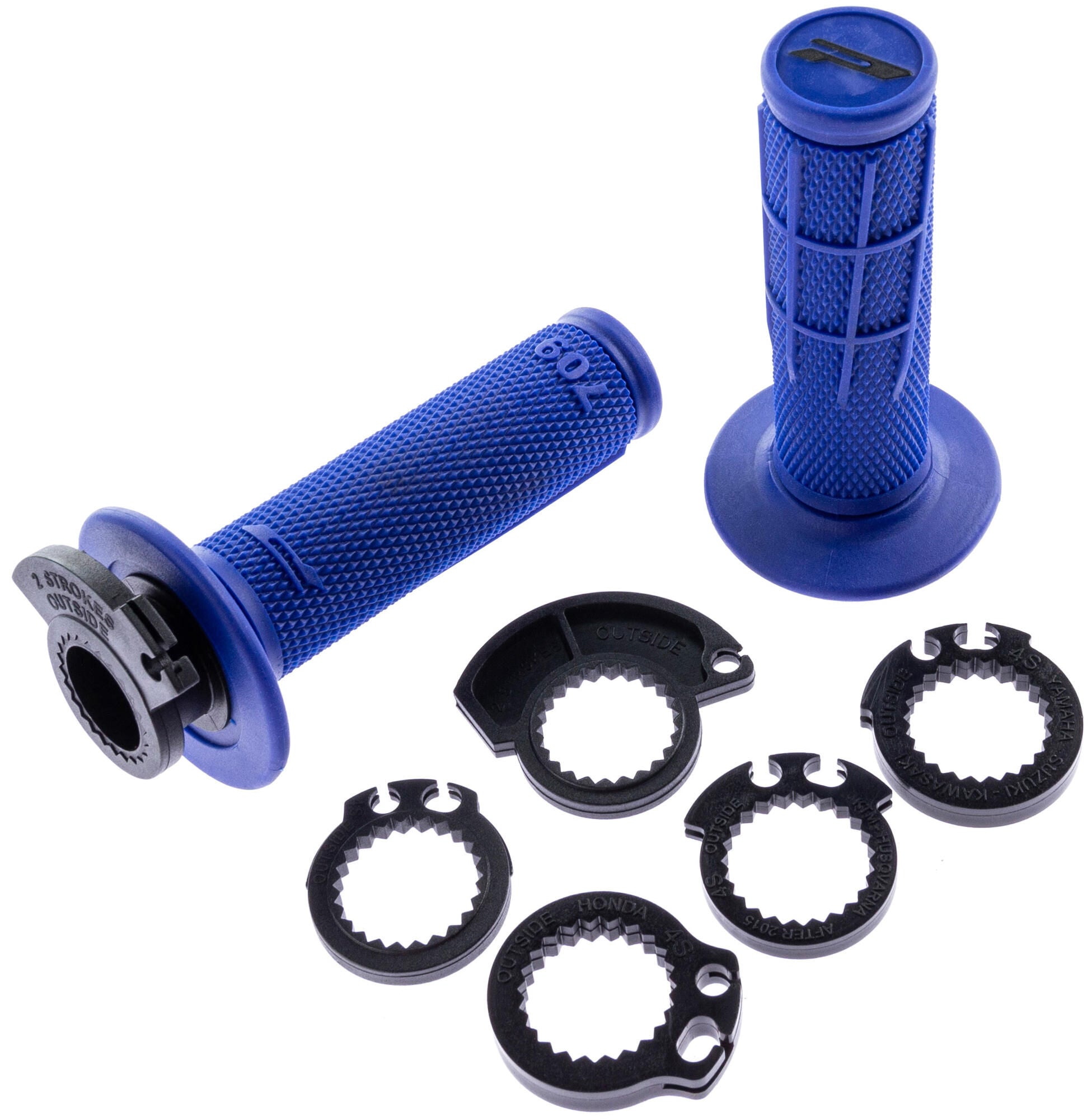 Progrip rubber handvat 709 scs throttle grip scs bl 115mm closed